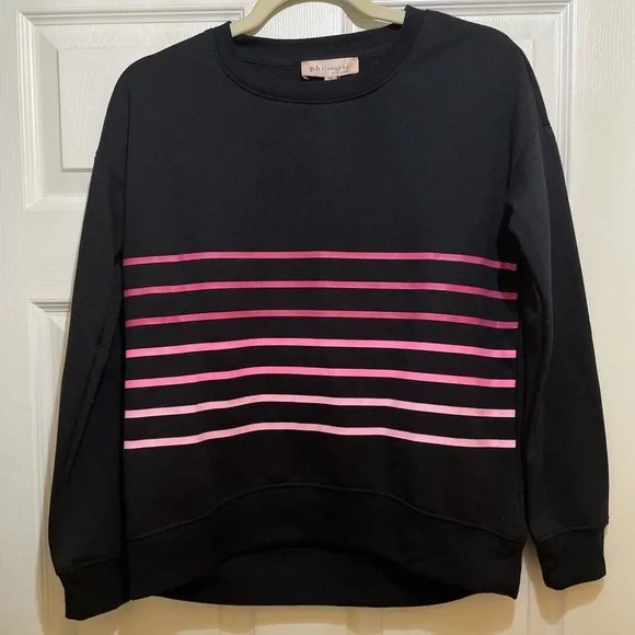 Philosophy gradient stripe sweatshirt - Picture 2 of 5